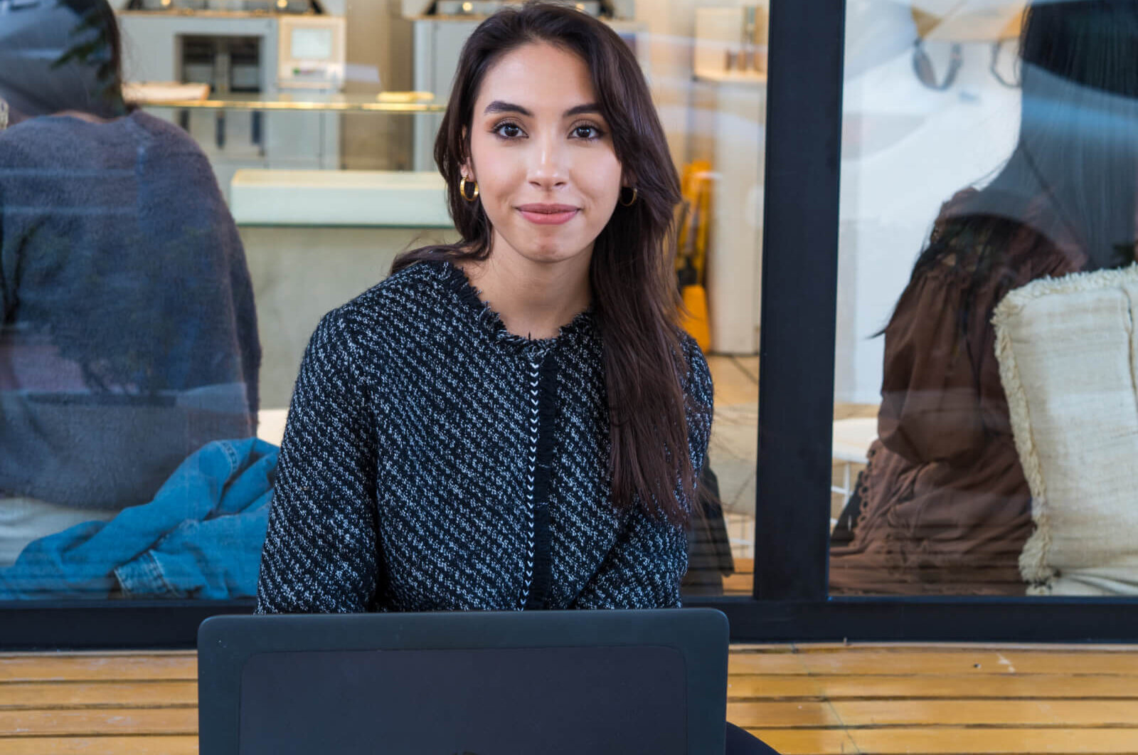 Assistant working on a laptop